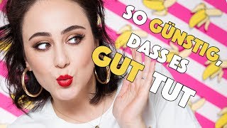 NUR das GÜNSTIGSTE Makeup aus JEDER Kategorie 💰save money look GORGEOUS 🔥🤓 Hatice Schmidt [upl. by Ranitta274]