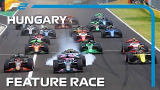 F2 Feature Race Highlights  2024 Hungarian Grand Prix [upl. by Uund34]