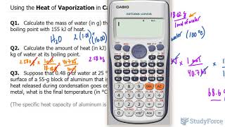 ⚗️ Using the Heat of Vaporization in Calculations Part 1 [upl. by Laehcym]