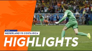 Highlights Nederland  Costa Rica 43 ns 13062014 WK 2014 [upl. by Yroger58]