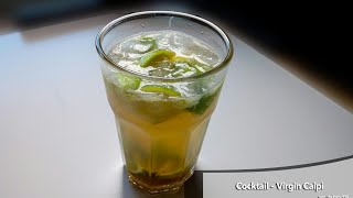 Cocktail zubereiten leicht gemacht  Virgin Caipi alkoholfrei [upl. by Rudolph]