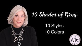 Top 10 GREY wig colors  TRY ON and discuss  How to wear GREY and love it  See my collection [upl. by Hepsoj]