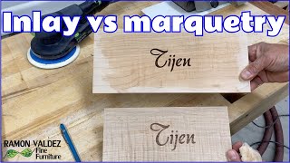 Inlay vs Marquetry [upl. by Ninel783]