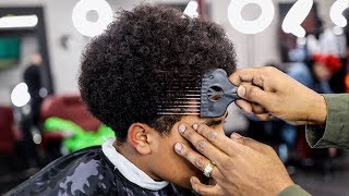 THE PERFECT AFRO TAPER TUTORIAL [upl. by Nordek624]