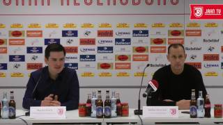 Pressekonferenz vor dem 21 Spieltag gegen Sonnenhof Großaspach [upl. by Lletram382]