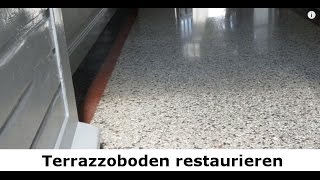 ✅✅ Terrazzo schleifen  Terrazzoboden restaurieren  Terrazzo Fliesen Berlin vom Steindoktor ✅✅ [upl. by Vania897]