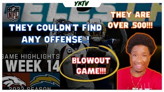 Broncos vs Chargers Reaction  NFL Week 14 20232024 FULL GAME HIGHLIGHTS [upl. by Dronel]