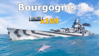 World of WarShips Bourgogne  6 Kills 304K Damage [upl. by Ymij]