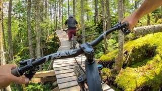 STILL the best trail center Ive ever ridden  Mountain Biking Sentiers du Moulin in Quebec [upl. by Alsworth]