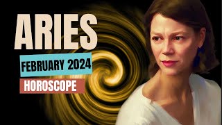 Blessings in Career Finances and Identity 🔆 ARIES FEBRUARY 2024 HOROSCOPE [upl. by Darcia116]