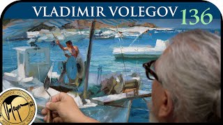 Painting Summer on the Island in Oil by Volegov [upl. by Desai672]