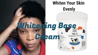 Whitening Base Cream 100 Effective  Whiten Your Skin Evenly  Whitening Body Lotion [upl. by Maddocks]