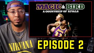 First Time Watching  Magic Johnson and Larry Bird A Courtship of Rivals Part 2 Reaction [upl. by Ivetts]