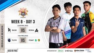 🔴 LIVE  MPL PH S14  FILIPINO  Week 8 Day 3 [upl. by Ekoorb70]