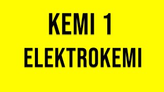 Kemi 1  Elektrokemi [upl. by Norvin31]