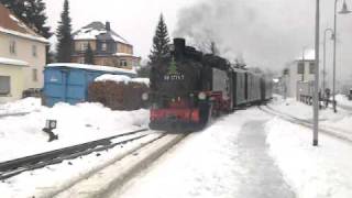 Weisseritztalbahn  Einfahrt in den Bahnhof Dippoldiswalde [upl. by Oluap702]