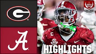 Georgia vs Alabama 🚨 Week 5 Highlights 🏈😍 [upl. by Balling389]