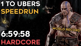 SUB 7 IS DONE 1 TO UBERS HARDCORE BARBARIAN SPEEDRUN  WR  65958 IGT  DIABLO 2 RESURRECTED [upl. by Lebaron777]