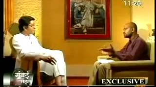 Mr Raj Thackeray interview to NDTV INDIA Sep 30 2009 [upl. by Kcirdet]