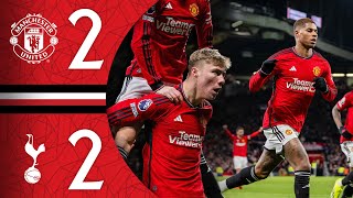 Man Utd 22 Tottenham  Highlights [upl. by Nnylarej469]