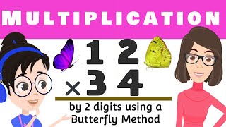 Multiplication for Kids Made Easy multiply 2 digit numbers  Multiply double digits  itutorexpress [upl. by Ecnerual]