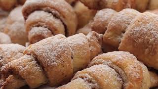 Cinnamon rugelach cookies  רוגלעך קינמון מהירים [upl. by Rasure584]