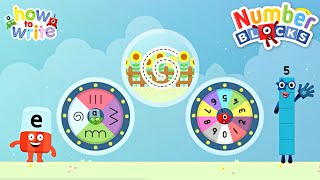 Numberblocks How to write  Meet Number 5  Learn Write Number Five  Fun Learning Game for Kids [upl. by Bertle]