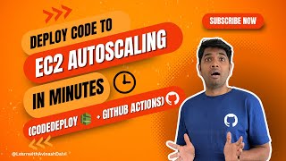 Deploy code to EC2 Autoscaling in minutes using CodeDeploy and Github Actions  AWS Tutorial  EC2 [upl. by Ingemar]