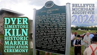 Dyer Limestone Kiln Historic Marker Dedication Ceremony [upl. by Ihcas877]