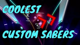 Showing off THE BEST Custom Sabers in Beat Saber [upl. by Mohun]