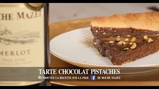 Recette de Papilles amp Pupilles  Tarte chocolat pistaches [upl. by Ihc260]