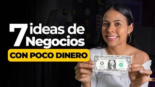 7 NEGOCIOS RENTABLES CON POCO DINERO 😱 [upl. by Mcnelly737]