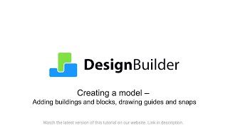 22 Creating a model  adding buildings and blocks drawing guides and snaps [upl. by Arawaj]