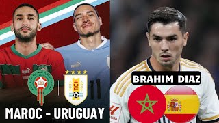 🇲🇦Maroc Uruguay Brahim Diaz le dossier lactu des lions [upl. by Siduhey924]