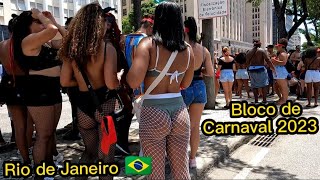 🇧🇷 RIO DE JANEIRO BLOCO DE CARNAVAL — Brasil 2023 CARNIVAL RIO DE JANEIRO  Praia do Leblon em Festa [upl. by Matthews]