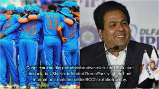 Indian government will take a call on travelling to Pakistan for Champions Trophy Rajeev Shukla [upl. by Etana]