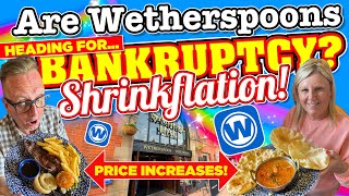 HOW MUCH was our food When did WETHERSPOONS become EXPENSIVE Are SPOONS heading for BANKRUPTCY [upl. by Gniy]