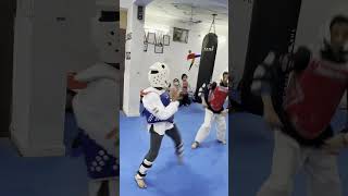 Taekwondo Face Kick shorts ytshorts viral taekwondo [upl. by Jessie]