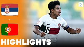 Portugal vs Serbia  What a Comeback  Highlights  U17 European Championship Semi Final 02062024 [upl. by Druci]