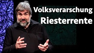 Mit Riesterrente in die Altersarmut Volker Pispers [upl. by Kciderf]