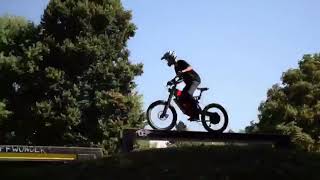 HalloMotor eBike Stealth Bomber Jumping [upl. by Dugas]