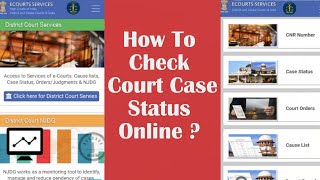 How To Check Court Case Status Online  Ecourt Services  vlog3 [upl. by Yrellih]