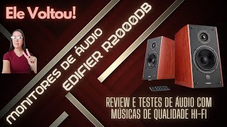 NÃO COMPRE MONITORES DE ÁUDIO SEM ANTES VER ESTE VÍDEO EDIFIER R2000DB  REVIEW E TESTES EM HIFI [upl. by Aleb]