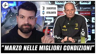 A 24 anni NON SI è GIOVANI nel calcio  Conferenza Stampa Allegri Pre Juventus Atalanta [upl. by Lau]