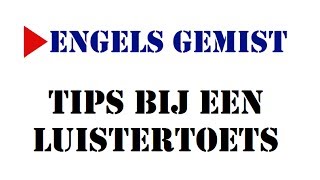 Tips bij een luistertoets [upl. by Ial734]