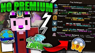 🌟TOP 5  LOS MEJORES SERVIDORES de MINECRAFT NO PREMIUM 2021🌟 [upl. by See]