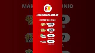 RESULTADO LOTERIA LA CRUZ ROJA  LOTERIA HUILA Y SUPER ASTRO MARTES 18 DE JUNIO 🤩 Shorts [upl. by Annaigroeg743]