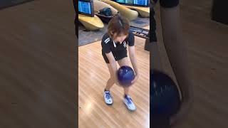 バイク女子ボウラーあいか🏍️🎳bowling shorts shortsvideo [upl. by Nashom]