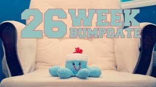 26 WEEK BUMPDATE  Nursery Tearing Belly Button Piercing and Aches and Pains [upl. by Ahron]