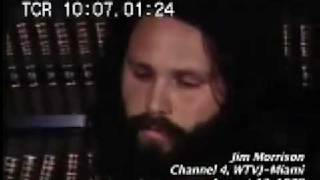 Jim Morrison Interview in Miami August 12 1970 [upl. by Kreindler]